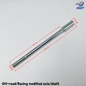 Personnalisation d'usine, arbre d'essieu de roue avant, moyeu, arbre d'essieu de roue arrière tout-terrain, pièces et accessoires de modification de moto de course - Product Image 4