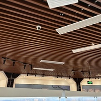 Foshan Fabricant Plafond en métal Déflecteur en aluminium Ondes Plafond Plafond intérieur Matériau avec CE