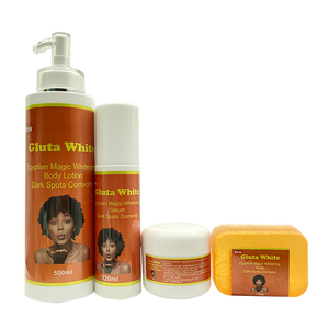 Triple Glutath Plus Vitamin C <span class=keywords><strong>Serum</strong></span> Jojoba Oil Face <span class=keywords><strong>Cream</strong></span> Set Cuidado DE LA PIEL Blanqueamiento Hidratante para la piel negra Incluye blanqueamiento - Product Image 5