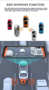 Cámara <span class=keywords><strong>de</strong></span> grabación con resolución 2K + <span class=keywords><strong>2022</strong></span> p para espejo retrovisor <span class=keywords><strong>de</strong></span> coche, Dashcam para espejo retrovisor, <span class=keywords><strong>grabador</strong></span> <span class=keywords><strong>de</strong></span> vídeo HD con <span class=keywords><strong>pantalla</strong></span> táctil completa, BSD, 10 pulgadas, nuevo, 1080 - Product Image 6