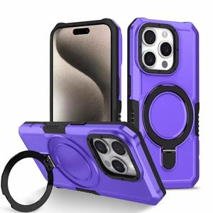 La nouvelle série de coques de téléphone de la série anneau pivotant convient à diverses occasions, étuis de téléphone légers et portables - Product Image 3