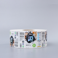 Autocollants en rouleau haute définition, écologiques, recyclables, imperméables, autocollants personnalisés, étiquettes en rouleau imprimées sur mesure, emballage avec logo personnalisé