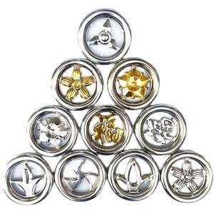 Accesorios Decorativos de Acero Inoxidable 304, Flor de Estilo Europeo, para Puerta de Villa, Instalación con Soldadura por Puntos, Proyecto Fu Character - Product Image 1