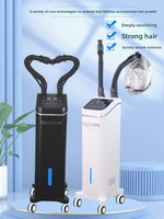 Appareil Portable Ultrasonique à Nano-Ozone et Vapeur, Entièrement Automatique avec Écran LED Numérique, pour Salon de Coiffure, Spa, Hydratation et Application d'Huile