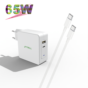 Adaptador de Corriente de 65W de Alta Velocidad Tipo-<span class=keywords><strong>C</strong></span> PD QC2.0 OTP, Delgado, Plegable, Ecológico, Certificado ETL FCC, con Protección OV/<span class=keywords><strong>OC</strong></span>, Enchufe Estadounidense, para Móviles - Product Image 4