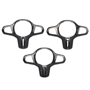 Placa embellecedora de fibra de carbono para <span class=keywords><strong>volante</strong></span>, cubierta Interior para BMW M3 M4 M5 M6 M8 X3M X4M X5M G20 G30 G28 G38 1 2 3 4 5 6 7 Series - Product Image 2