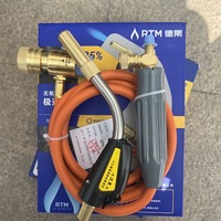 Torche de brasage au gaz MAPP NX003 à allumage automatique, turbo-soudage avec tuyau de 1,5 m pour la soudure de tuyaux en cuivre de réfrigération et de climatisation