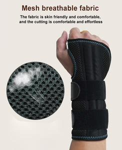 Plaque d'acier orthopédique médicale attelle de main attelle de poignet arthrite soulagement de la douleur néoprène matériel saison d'été attelle confortable