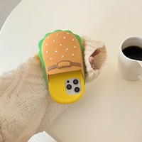 Top antichoc pour Iphone Mobile couverture de téléphone portable pantoufle Hambourg dessin animé mignon doux dessin animé 3D coque de téléphone en Silicone
