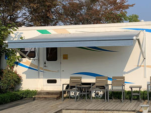 Auvents rétractables latéraux de style américain, imperméables, pour <span class=keywords><strong>caravane</strong></span>, <span class=keywords><strong>auvent</strong></span> motorisé avec télécommande pour camping-car - Product Image 6