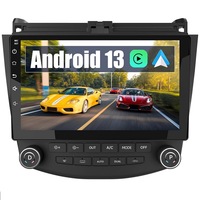 Radio dasbor mobil 2003 inci, Radio Android navigasi GPS Stereo mobil untuk Honda Accord 2007-10.1, perangkat Headunit dasbor layar terpisah 2 Din ganda