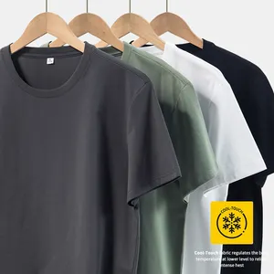 Sorona Stof T Shirts Mannen Ademend Gym Shirt Blanco Effen Custom Borduurwerk Print Logo Snel Droog Sport T-Shirt
