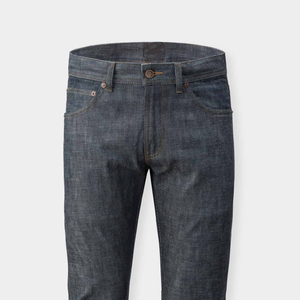OEM Performance classico Pro Grey Dress da uomo <span class=keywords><strong>pantaloni</strong></span> di vestibilità <span class=keywords><strong>Regular</strong></span> <span class=keywords><strong>Fit</strong></span> enzima Wash <span class=keywords><strong>pantaloni</strong></span> robusti stile giapponese in Denim - Product Image 5