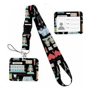 Portefeuille de pharmacien WOWEI avec porte-badge, porte-cartes de crédit fin avec poche zippée, cordon de poignet pour téléphone - Product Image 1