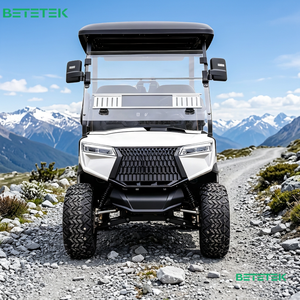 Carrito de Golf Eléctrico con Asientos Cómodos, Conducción Suave, Estable en Césped, Carrito de Golf Resistente para Resorts y Caminos No Públicos, con Certificación DOT y CE - Product Image 1