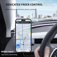 Support magnétique pour téléphone de voiture, fixation sur tableau de bord, base à clipser sans colle, ajustement personnalisé pour Tesla Refreshed 3/y, support de navigation automobile