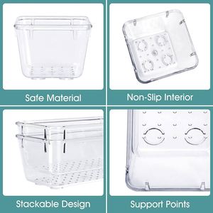 Sports <b>Basket</b> 25 PCS Clear <b>Plastic</b> Drawer Organizers 4-Size Versatile Bathroom Vanity Trays Storage Bins Makeup Gadgets Utensils - Product Image 5