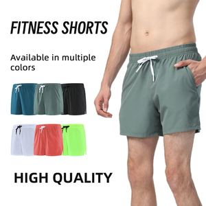 Shorts de basket-ball personnalisés avec logo, sublimation, broderie couleur, logo, au-dessus du genou, 5 pouces, pour hommes, respirants, en mesh - Product Image 2