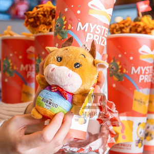 Custom logo Design <strong>Popular</strong> Unique 24oz Mystery <strong>Cup</strong> Boba Milk Fruit Tea Blind Box <strong>Paper</strong> Surprise <strong>Cup</strong> with Anime Toy Compartment - Product Image 6