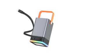 Banco de Energía de Carga Rápida de 100W y 30000mAh para Laptop y Teléfono, Cargador Portátil con 3 Salidas, Carga PD QC, Cable de Carga Integrado - Product Image 4