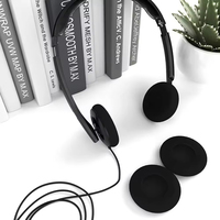 Coussinets d'oreille en mousse de taille universelle, coussinets de remplacement pour casque, accessoire pour centre d'appels