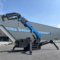 Grue araignée mobile pour travaux intérieurs et extérieurs, grue araignée de construction avec ventouse pour verre et flèche télescopique – Prix