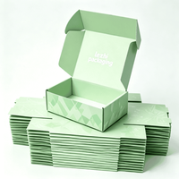 Cajas de Envío de Cartón Corrugado Plegables de Lujo con Logotipo Personalizado, Cajas de Embalaje para Envíos