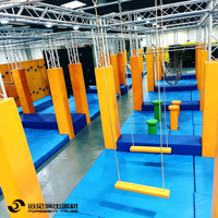 Barres de singe pour cour arrière en aluminium léger American Ninja Warrior - Certifié CE, durable, montage facile, démontable, garantie de 2 ans