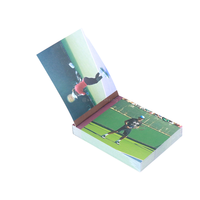 Flipbook d'animation personnalisé avec reliure parfaite, papier offset et recyclé, impression quadricolore