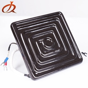 Plaque chauffante électrique industrielle à infrarouge lointain (IR) en céramique avec réflecteur en acier inoxydable 220V 600-4000W Écologique CE/FCC/RoHS - Product Image 4
