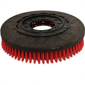 Scrubber Dryer Disc <strong>Brush</strong> Nylon Bristles 11-inch Diameter Plastic Handle <strong>Cleaning</strong> Equipment for <strong>Carpet</strong> Dust Removal - Product Image 1