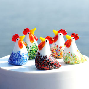 Mini boule de cristal polie faite à la main, écologique, lot de 5 pièces, figurine mignonne de collection, ornement, cadeaux, décoration d'intérieur, presse-papiers - Product Image 2