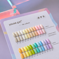 Youse 2026 Nouvelle Collection Sweet Dream – Kit de Vernis Gel Solide 36 Couleurs Françaises 15ml – Bouteille Été Macaron Néon pour Ongles