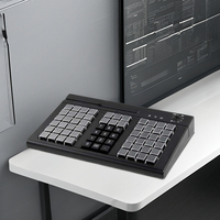 Terminal POS programable de 66 teclas con lector de tarjetas de banda magnética de 3 pistas Teclado mecánico