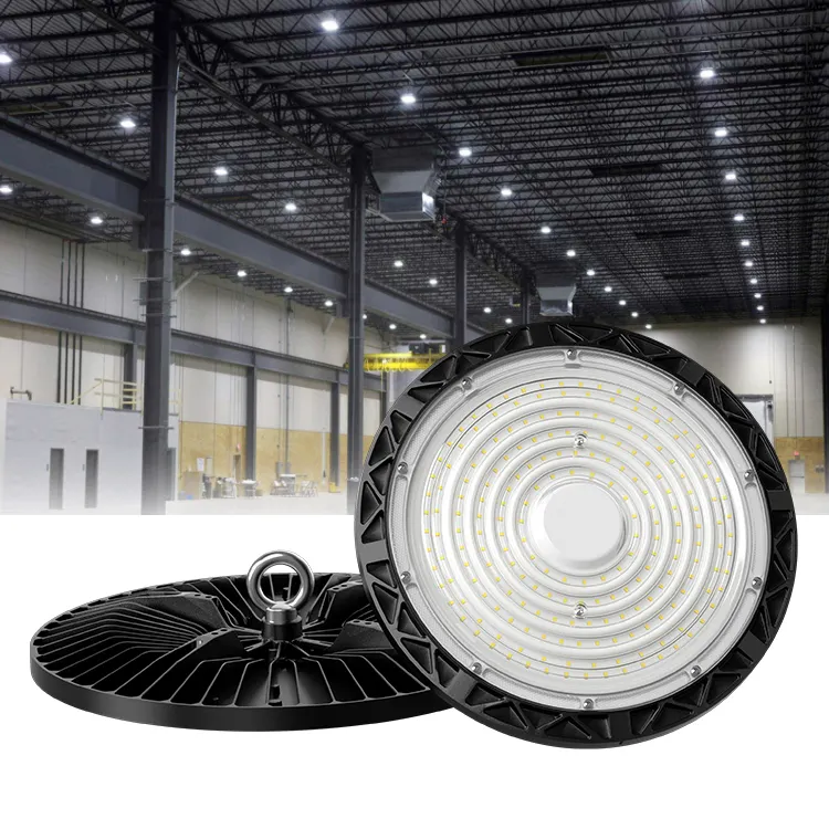 Éclairage commercial et industriel Ip65 Highbay Luminaires 100w 150w 200w Ufo industriel Led High Bay Light pour entrepôt