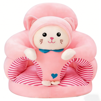 Canapé en peluche personnalisé pour chat, chaise en peluche rose pour chat, adorable peluche chat, jouet en peluche pour chat, décoration en peluche pour chat pour filles