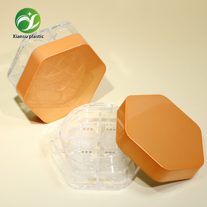 Contenants de poudre libre en plastique ABS écologique de 15 ml avec houppette, format voyage, vides, anti-fuite, design cosmétique personnalisé - Product Image 6