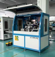 Impresora Automática CNC de Botellas de Vidrio con Servocontrol Total y Alineación Visual CCD para Fábricas de Envases de Cosméticos de Lujo