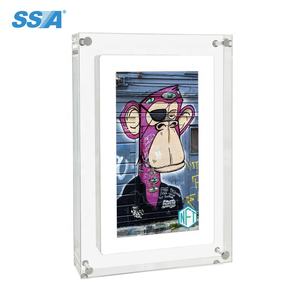 8 Go de stockage 5 pouces Crystal Sexy Video Blue Film <span class=keywords><strong>Hd</strong></span> Sexy Remote Controller Date <span class=keywords><strong>Download</strong></span> In Mp4 Acrylic Digital Photo Frame - Product Image 2