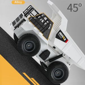 Nuovo 2 in 1 Huina 9 canali simulazione rc costruzione escavatore dumper telecomando lega ingegneria veicolo giocattolo per ragazzo - Product Image 5