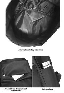 กระเป๋าเป้สะพายหลังใช้ได้ทุกวันกระเป๋านักเรียนสีดำสำหรับเด็กนักเรียนหญิงวัยรุ่นสำหรับไปโรงเรียน - Product Image 5