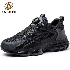 Vendita calda alla moda Easy Wear Anti-smash scarpe di sicurezza all'ingrosso Sport da <span class=keywords><strong>lavoro</strong></span> ammortizzante nero scarpe di sicurezza per gli uomini - Product Image 1