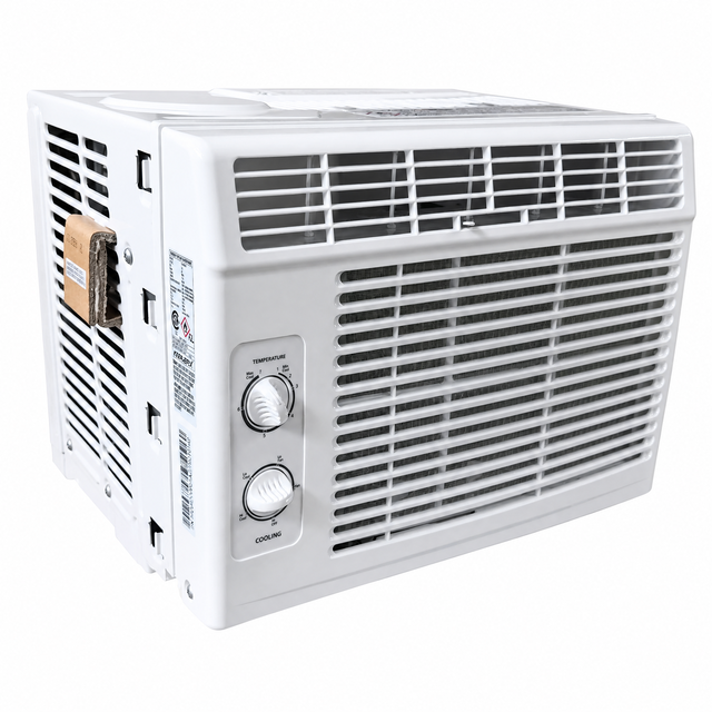 5000 BTU Window Air Conditioner 110V 60Hz 1HP Single Cooling Only Fixed Frequency AC with R32 Refrigerant for Room Bedroom Use