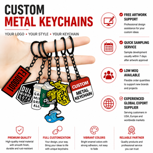 Porte-clés en métal durable personnalisé, plaqué or et argent, avec logo, porte-clés en émail dur <span class=keywords><strong>pour</strong></span> la promotion de la marque, accessoires vestimentaires - Product Image 2