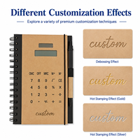 Carnet de notes personnalisé pour cadeaux d'entreprise, impression de logo personnalisée, pages épaisses multi-usages, cadeau d'entreprise, fabrication originale