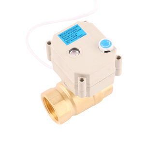 12V 24V DC 2ウェイ スマートミニRS485バルブ 電動モーター式 水制御流量アクチュエータ ABS電動ボールバルブ OEM IP67 1 - Product Image 3