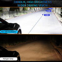 T81 84W 8400LM H4 Voiture Led Projecteur Lentille Système D'éclairage Automatique Mini LED Lentille H7 H11 9005 9006 pour Voiture Moto Accessoires