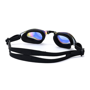 Gafas de natación antiniebla, lentes electrochapadas impermeables de silicona para adultos, protección de visión de alta definición - Product Image 2