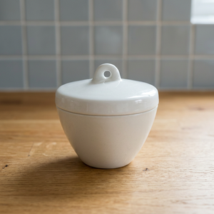 CROWN Crisol de porcelana 20ml 32 x 37mm de pared media con tapa, equipo de laboratorio para calentamiento preciso, secado e ignición - Product Image 2