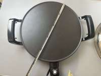 Machine à Injera Mogogo 47 cm avec couvercle, personnalisable en usine, Gril Plaque Chauffante Mogogo Injera Mitad 2000W, Livraison Rapide